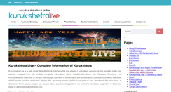 Desktop Screenshot of kurukshetralive.com